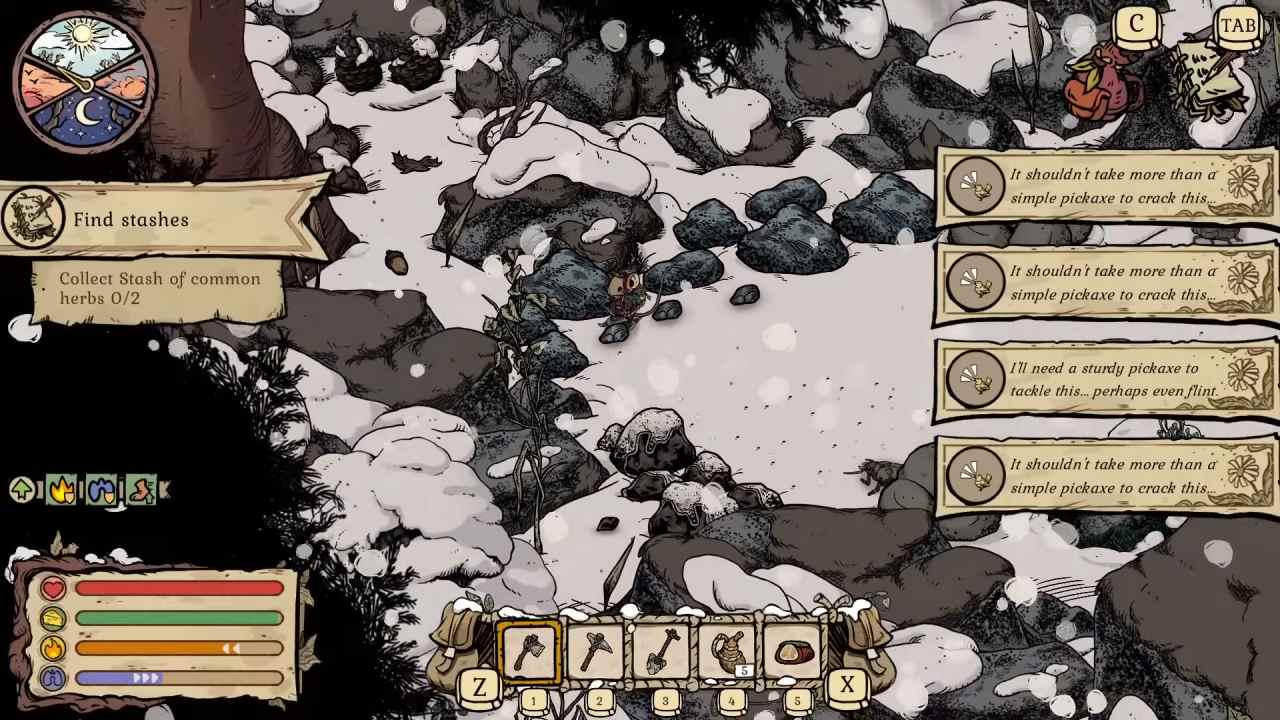 Winter Burrow, Guide, How to Get Granite