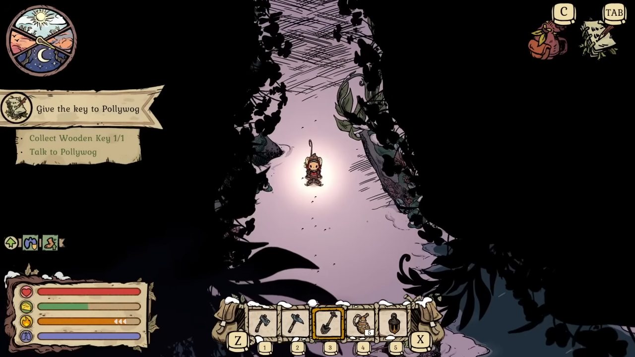 Winter Burrow, Guide, How to Get Pollywog