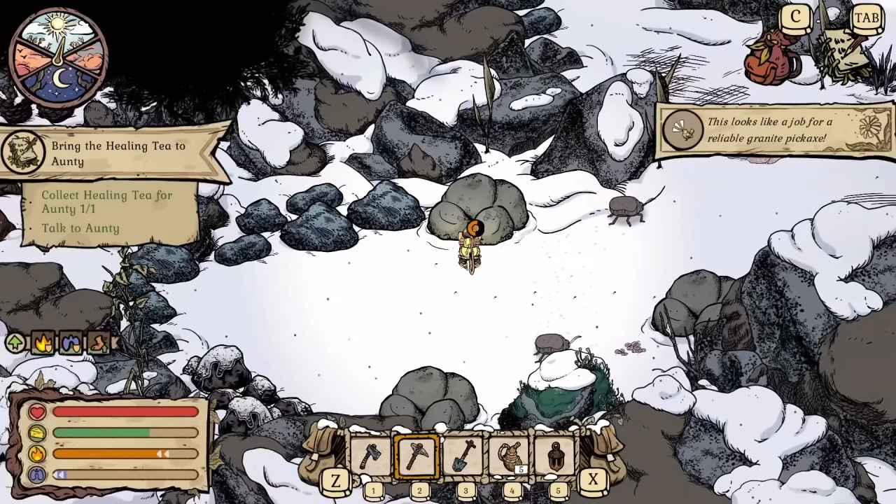 Winter Burrow, Guide, How to Get Flint