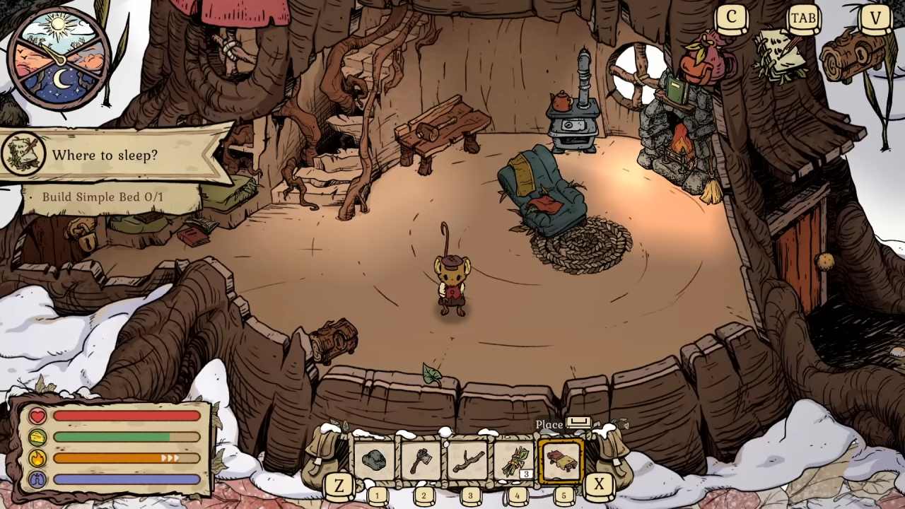 Winter Burrow, Guide, How to Avoid Spiders