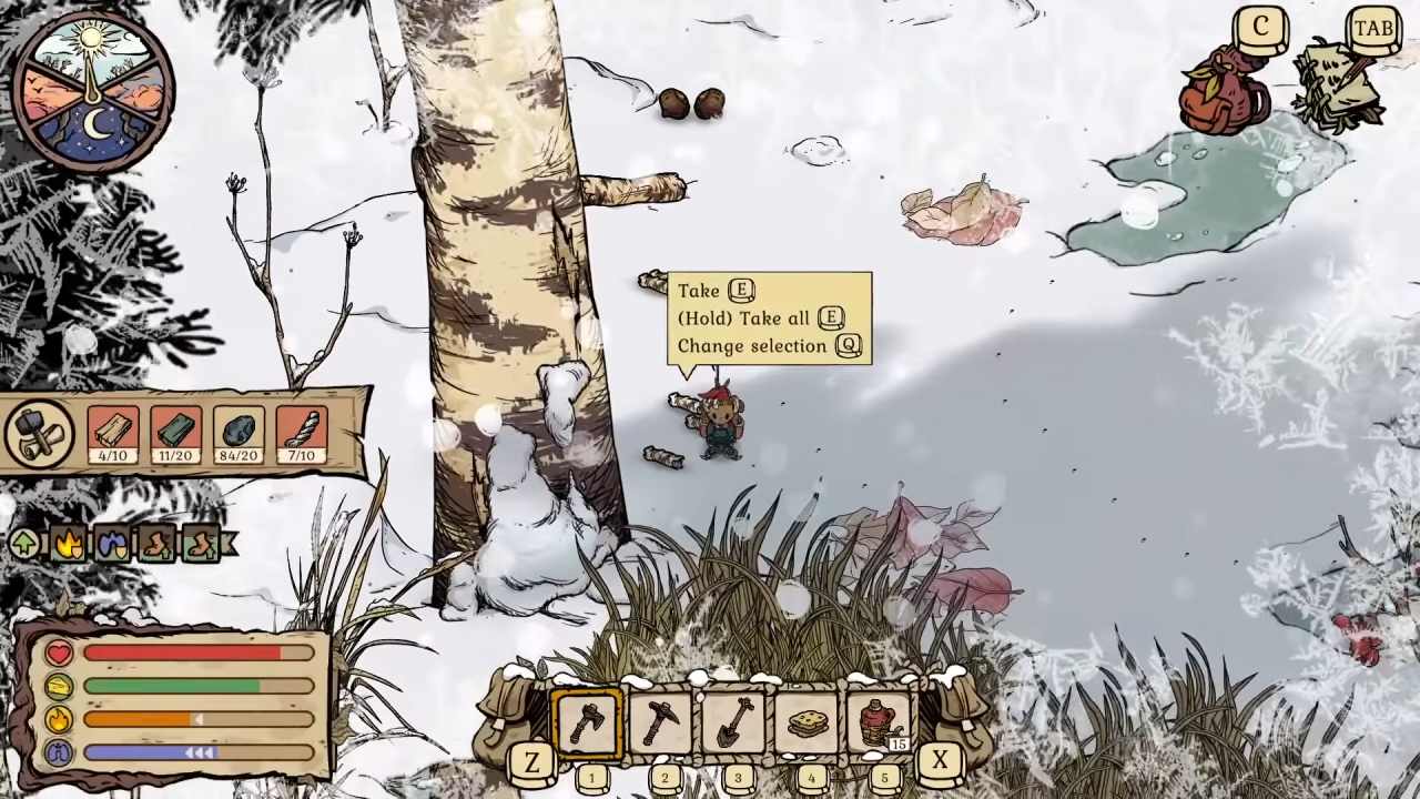 Winter Burrow, Guide, How to Get Birch Wood