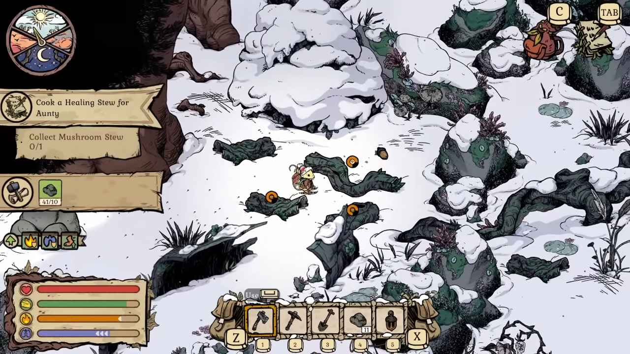 Winter Burrow, Guide, How to Get Oak