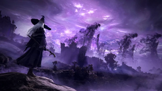 ELDEN RING Witch Standing on Ledge