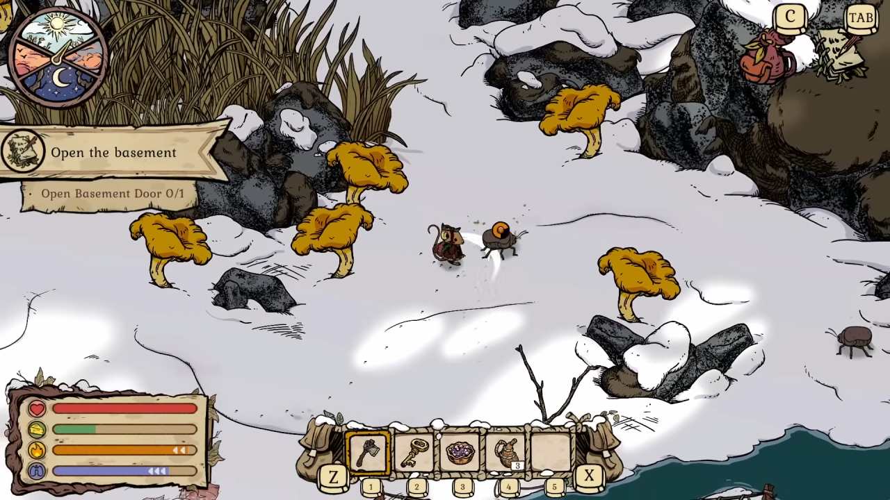 Winter Burrow, Guide, How to Get Yellow Brittlegill Mushroom