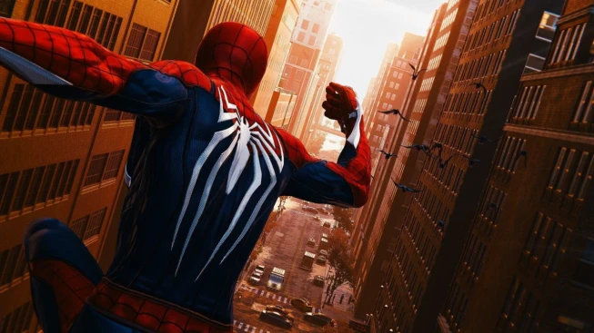 Marvel's Spider-Man 2 Spider Swinging through Buildings