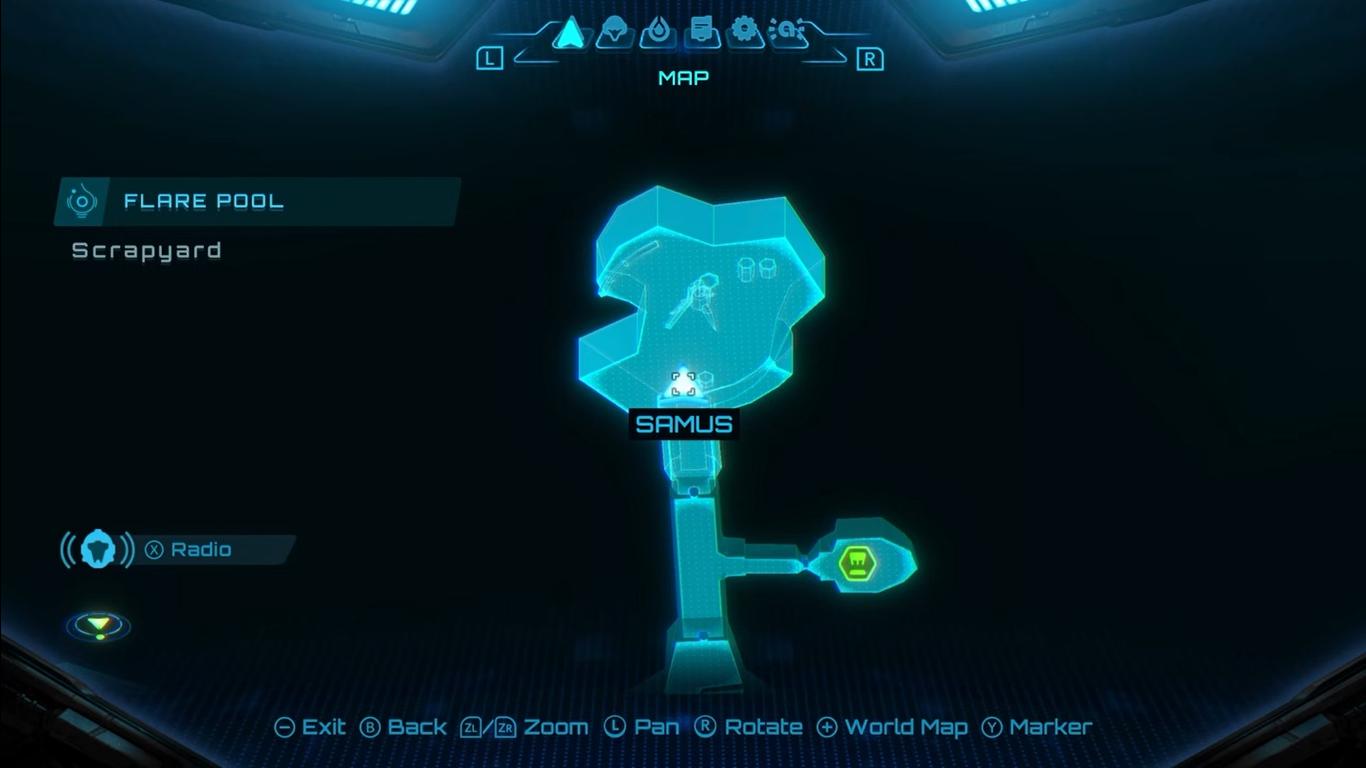 Metroid Prime 4: Beyond, Fire Chip – Scrapyard Flare Pool, Nintendo Switch 2, Screenshot, Gameplay, NoobFeed