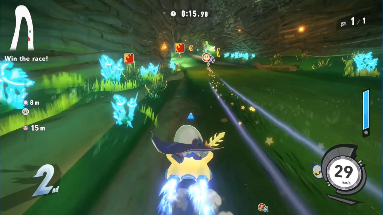 kirby air riders, quick, fun, kirby spin off, noobfeed, racing , arcade game, kirby, deep racing arena
