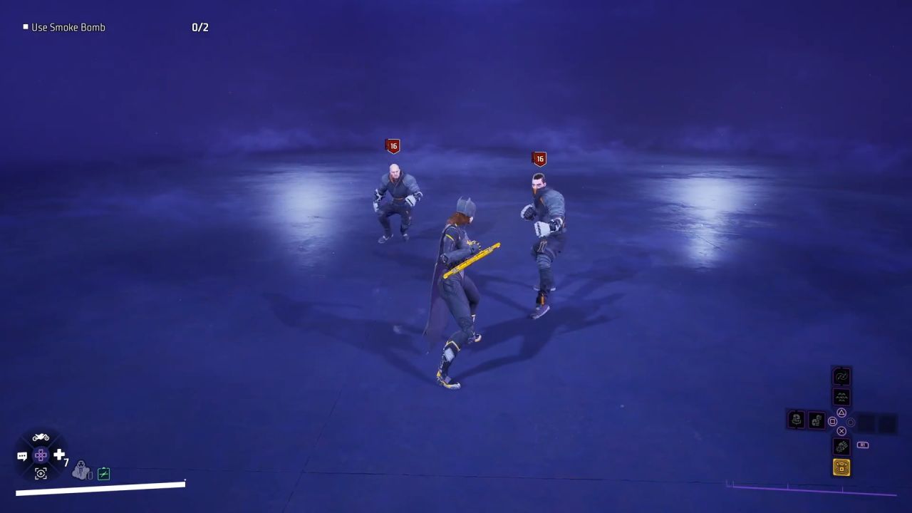 Gotham Knights, Guide, How to Use Smoke Bombs