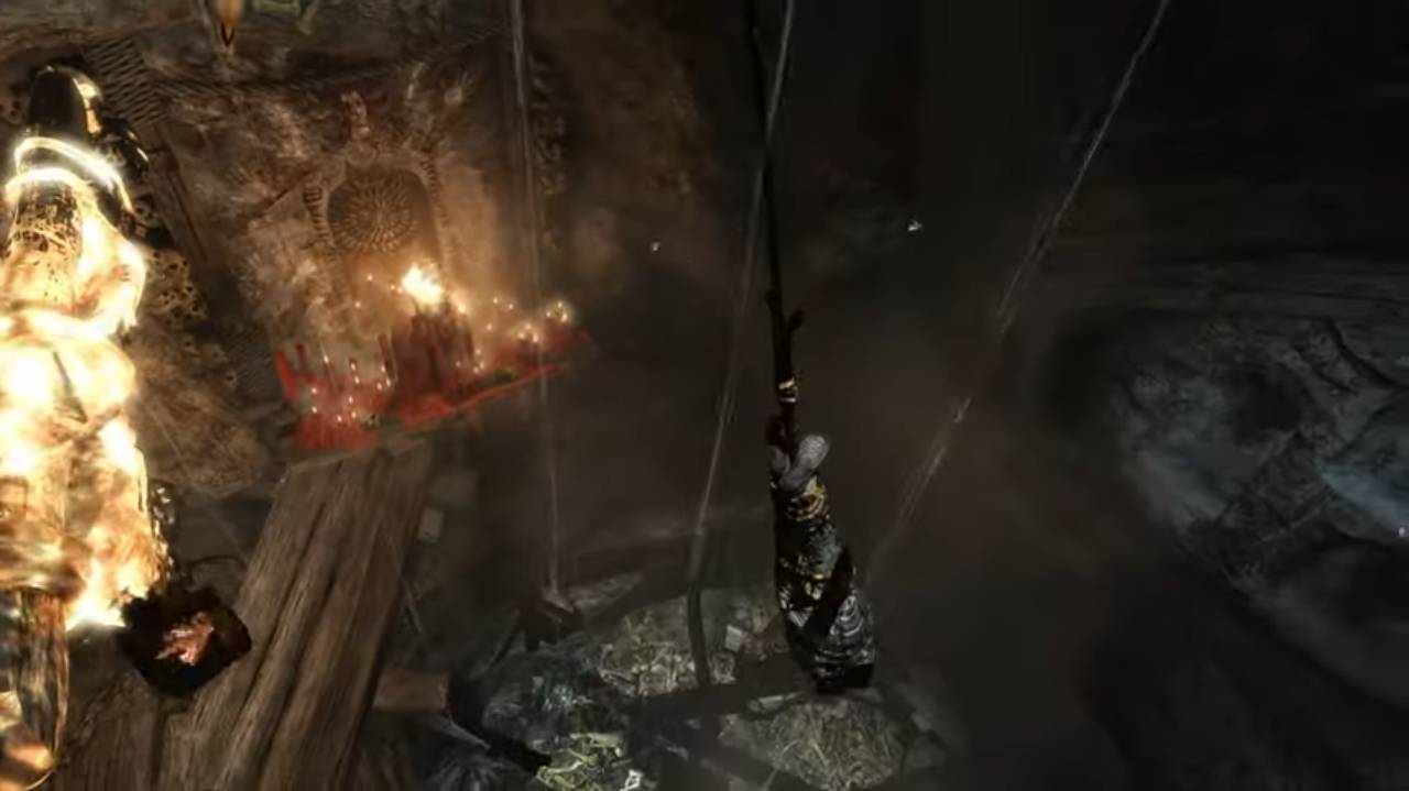 Tomb Raider, Guide, Escape the Scavenger's Den, Gameplay, Screenshot