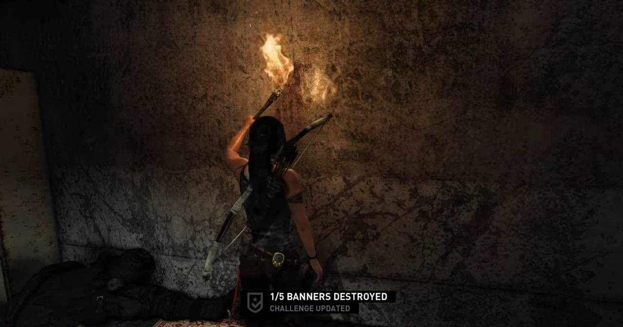 Tomb Raider, Guide, All 5 Non-Believer Mountain Base Banners Locations