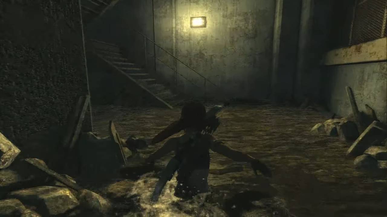 Tomb Raider, Guide, How to Solve the Flooded Vault Tomb