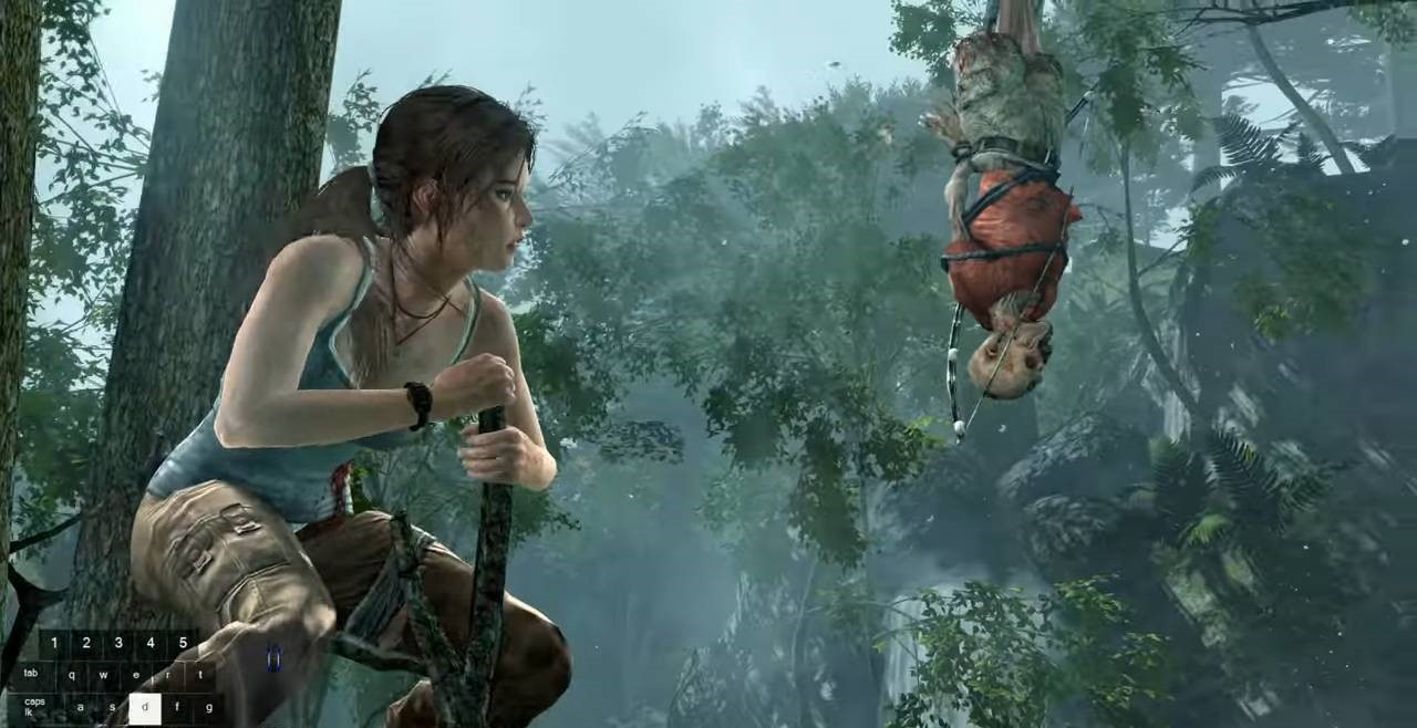 Tomb Raider, Guide, Bow in Woman Versus Wild