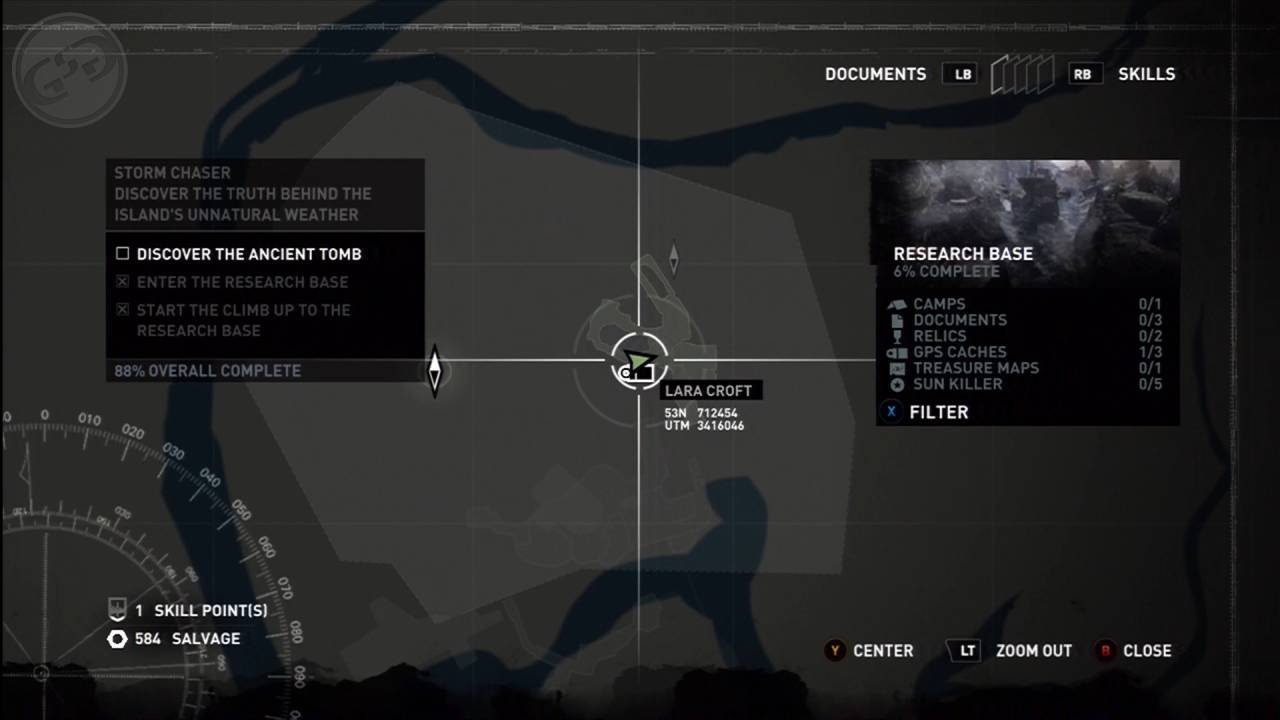 Tomb Raider, Guide, All Research Base Documents Locations