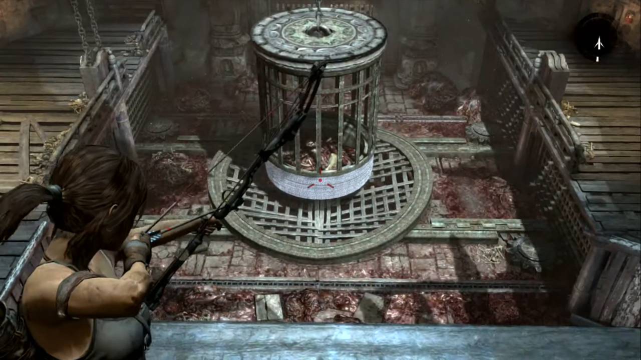 Tomb Raider, Guide, Solve the Chasm Shrine Weight Puzzle