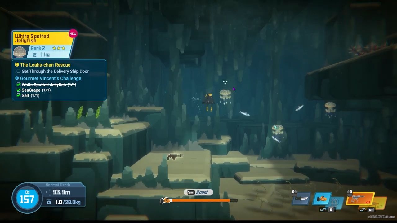 Dave the Diver, Guide, How to Catch White Spotted Jellyfish, PC, Gameplay, Screenshot, NoobFeed