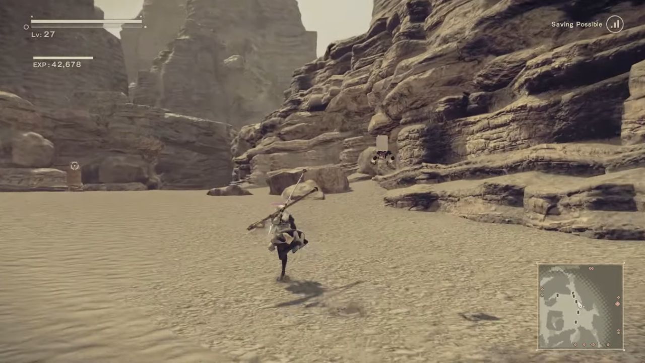 NieR: Automata, PC, Gameplay, How to Level Up Fast (Early Game), Screenshot, NoobFeed