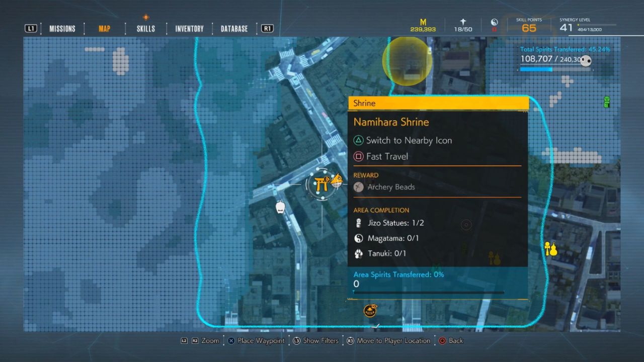Ghostwire: Tokyo, PC, Gameplay, Fast Tanuki Locations, Jizo Statues, and Relics, Screenshot, NoobFeed