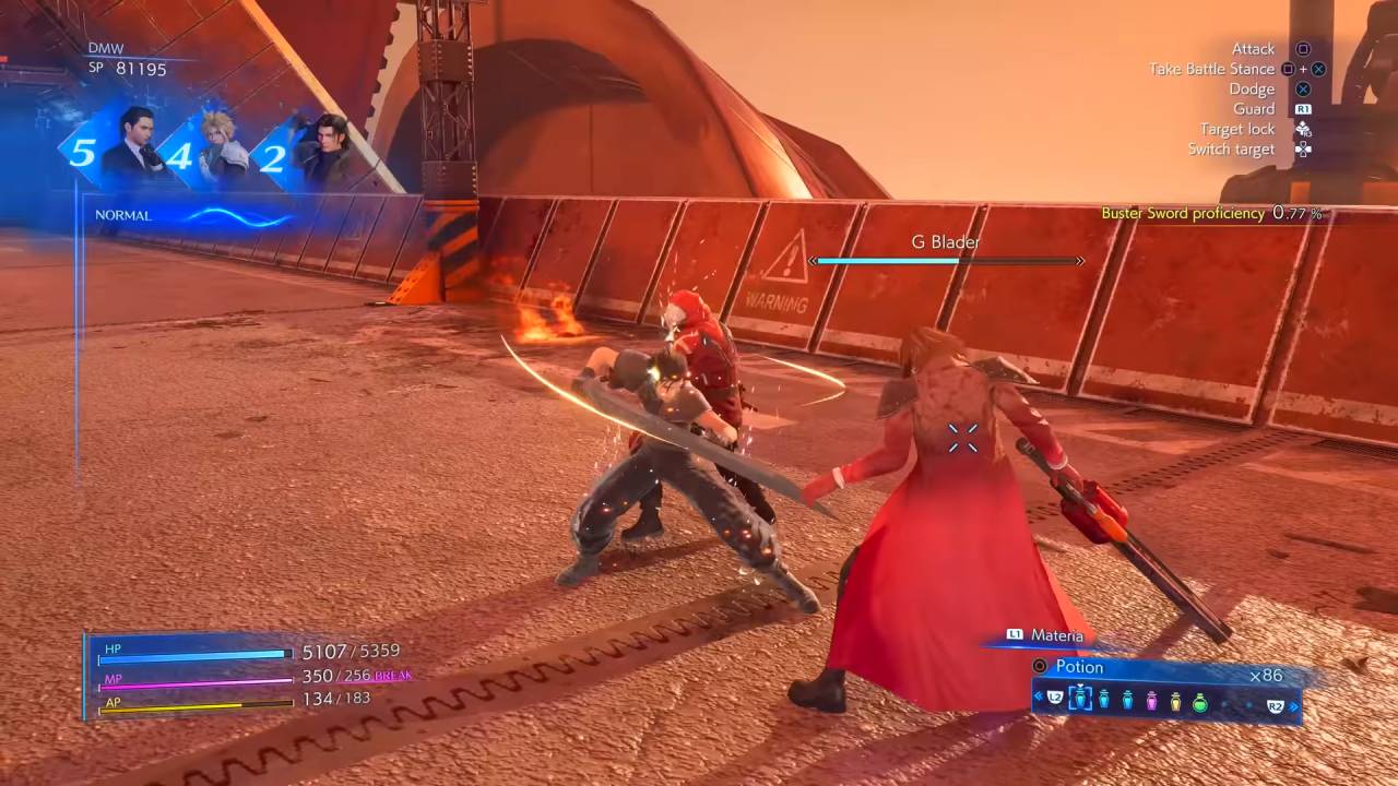 Crisis Core –Final Fantasy VII– Reunion, Guide, How to Level Up Buster Sword