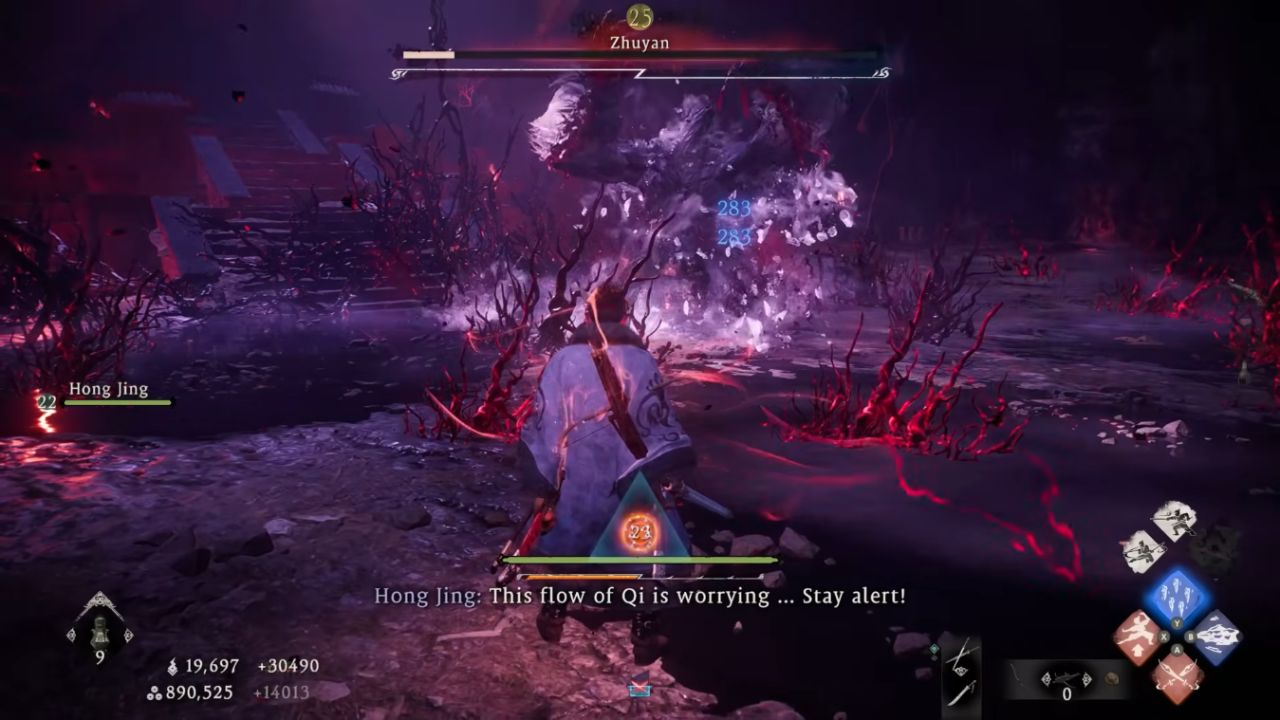 Wo Long: Fallen Dynasty, PC, Gameplay, Best Water Ominous Chill Build, Screenshot, NoobFeed