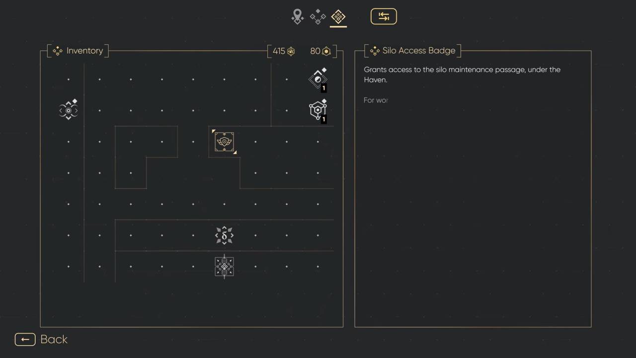 MIO: Memories in Orbit, Guide, How to Find Silo Access Badge