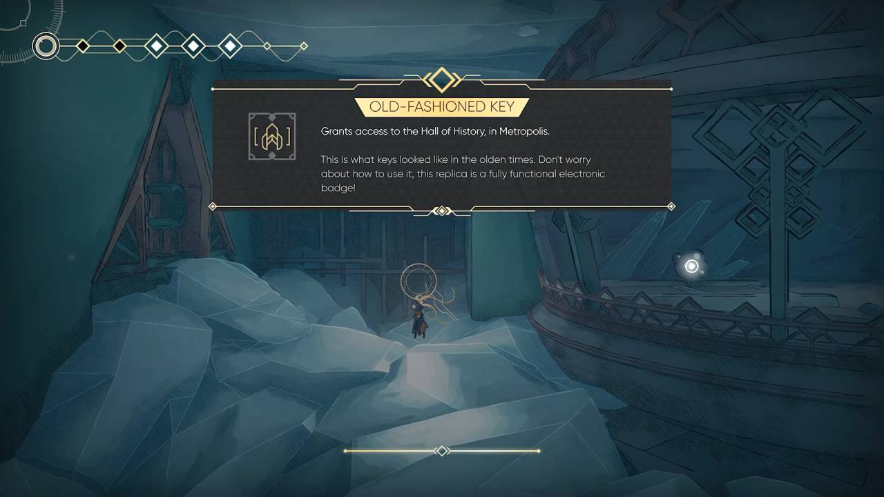 MIO: Memories in Orbit, Guide, Old Fashioned Key Location