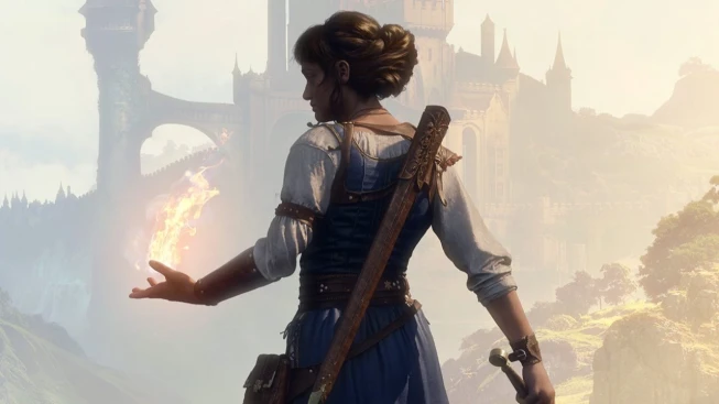 Fable Protagonist with a Sword on her Back