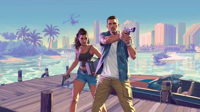 GTA 6 Lucia and Jason Holding Guns