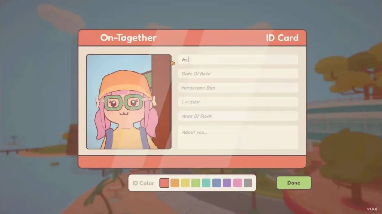 On-Together: Virtual Co-Working, Guide, Custom, Name, and, Chat, Color, Guide
