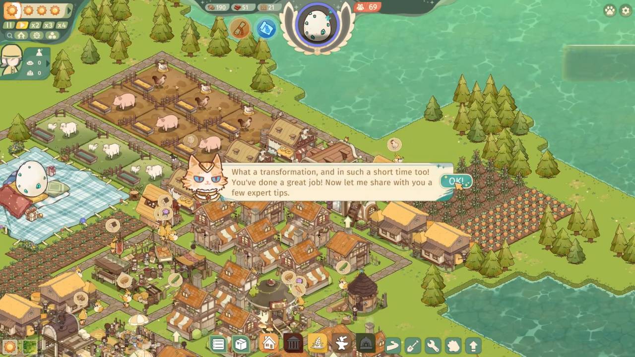 Feastopia, PC, Review, City Building, Simulation, Gameplay, Screenshot, NoobFeed