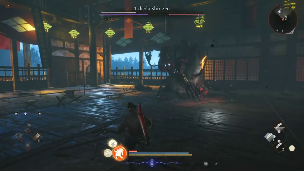 Nioh 3, Guide, How to Beat Takeda Shingen Boss
