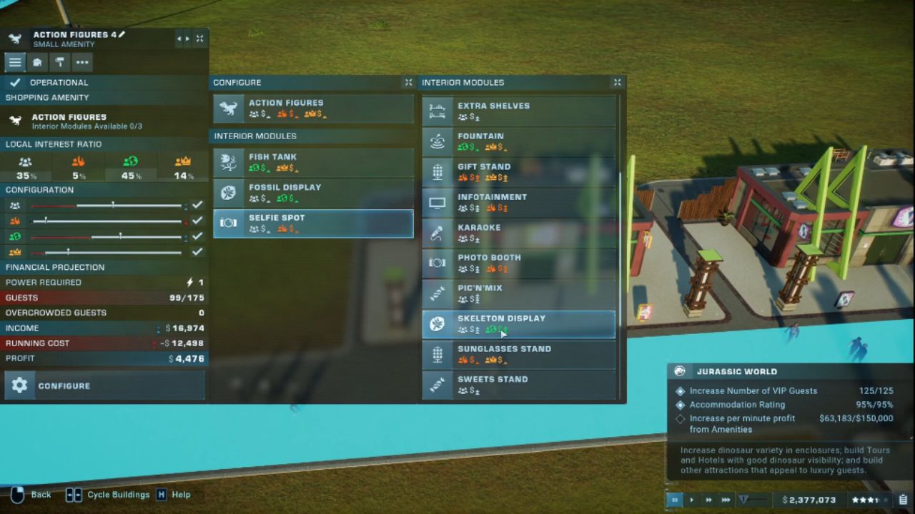 Jurassic World Evolution 2, PC, Gameplay, All The Ways To Make Money, Screenshot, NoobFeed