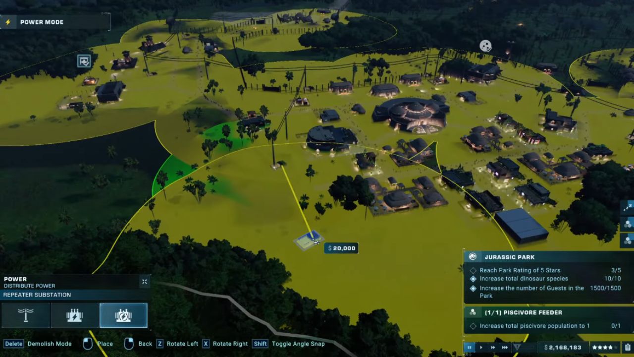 Jurassic World Evolution 2, PC, Gameplay, Powering Your Park Efficiently, Screenshot, NoobFeed