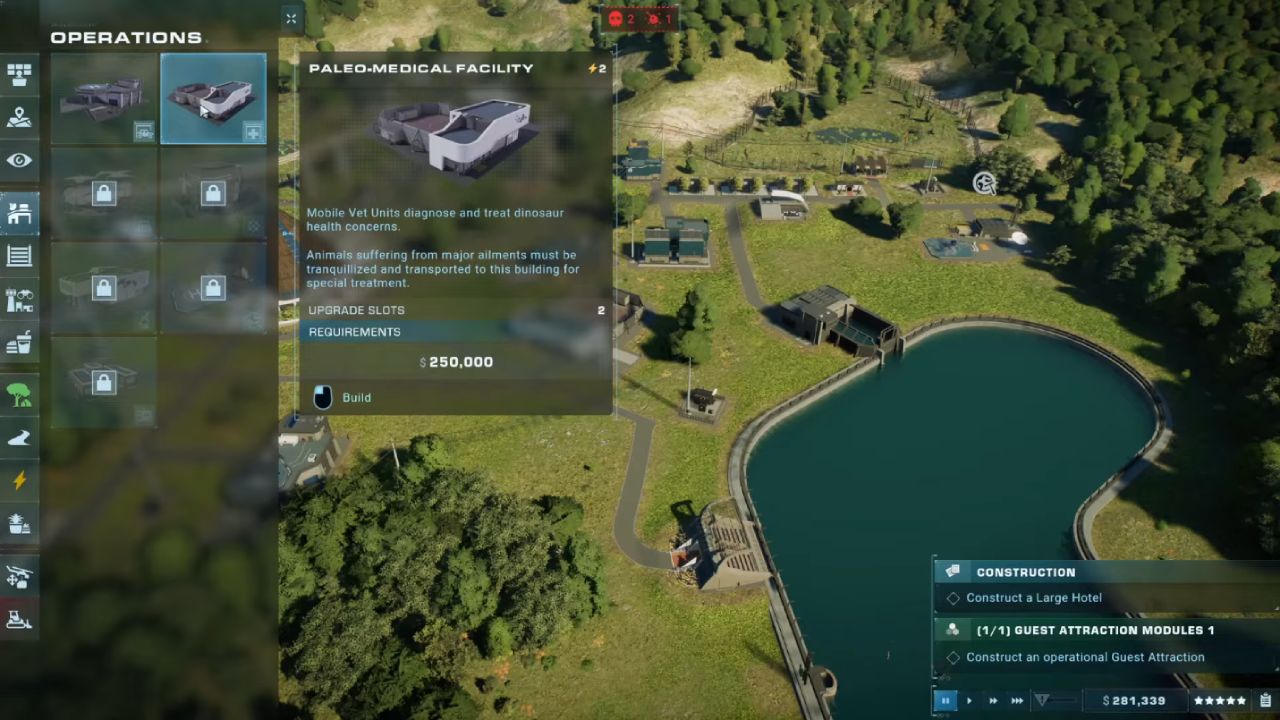 Jurassic World Evolution 2, PC, Gameplay, How To Heal Dinosaurs, Screenshot, NoobFeed