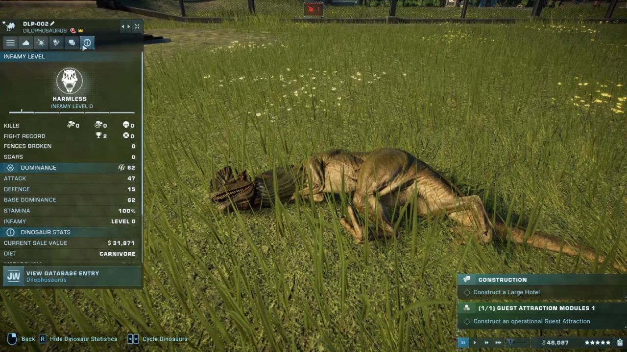 Jurassic World Evolution 2, PC, Gameplay, Stop Dinosaurs From Fighting, Screenshot, NoobFeed