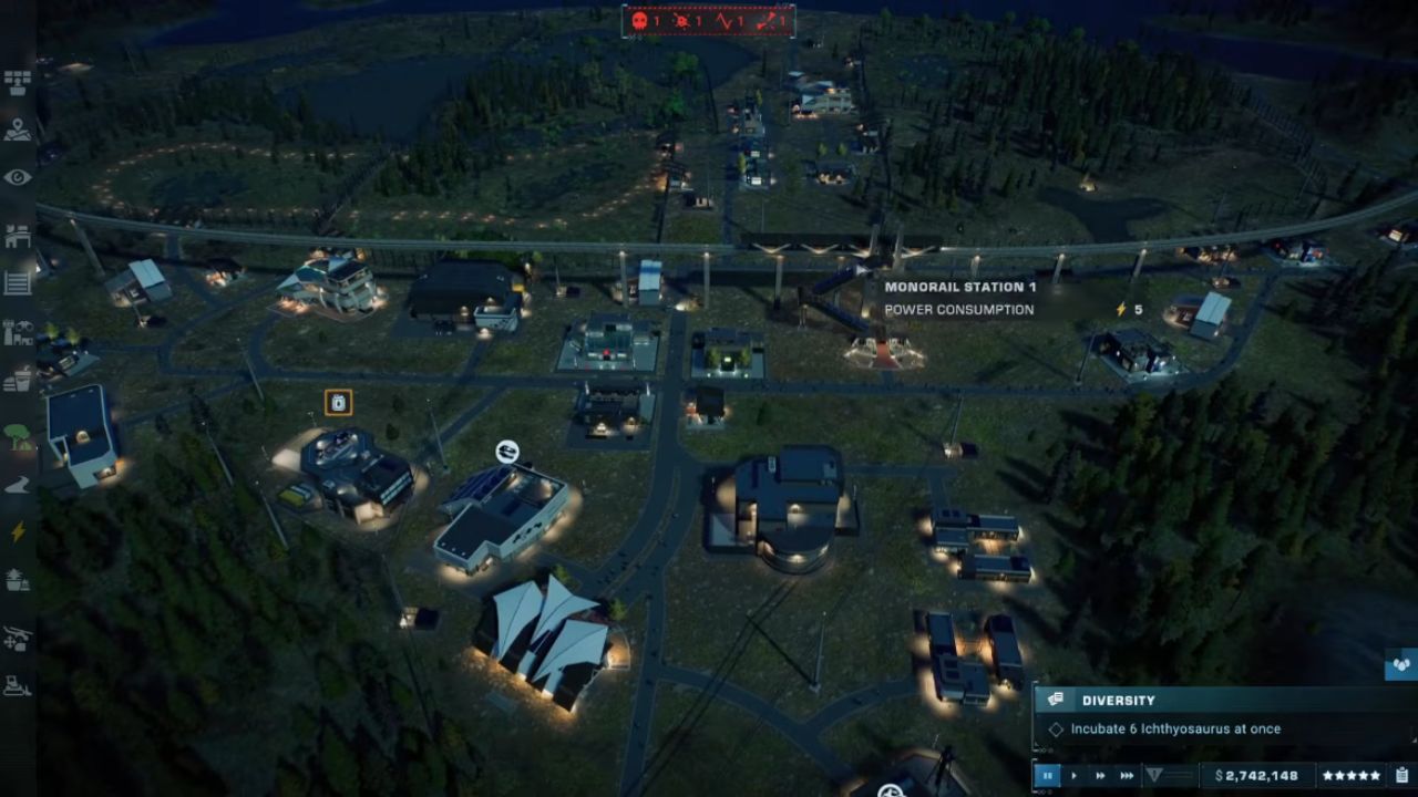 Jurassic World Evolution 2, PC, Gameplay, How to Increase Guest Comfort, Screenshot, NoobFeed