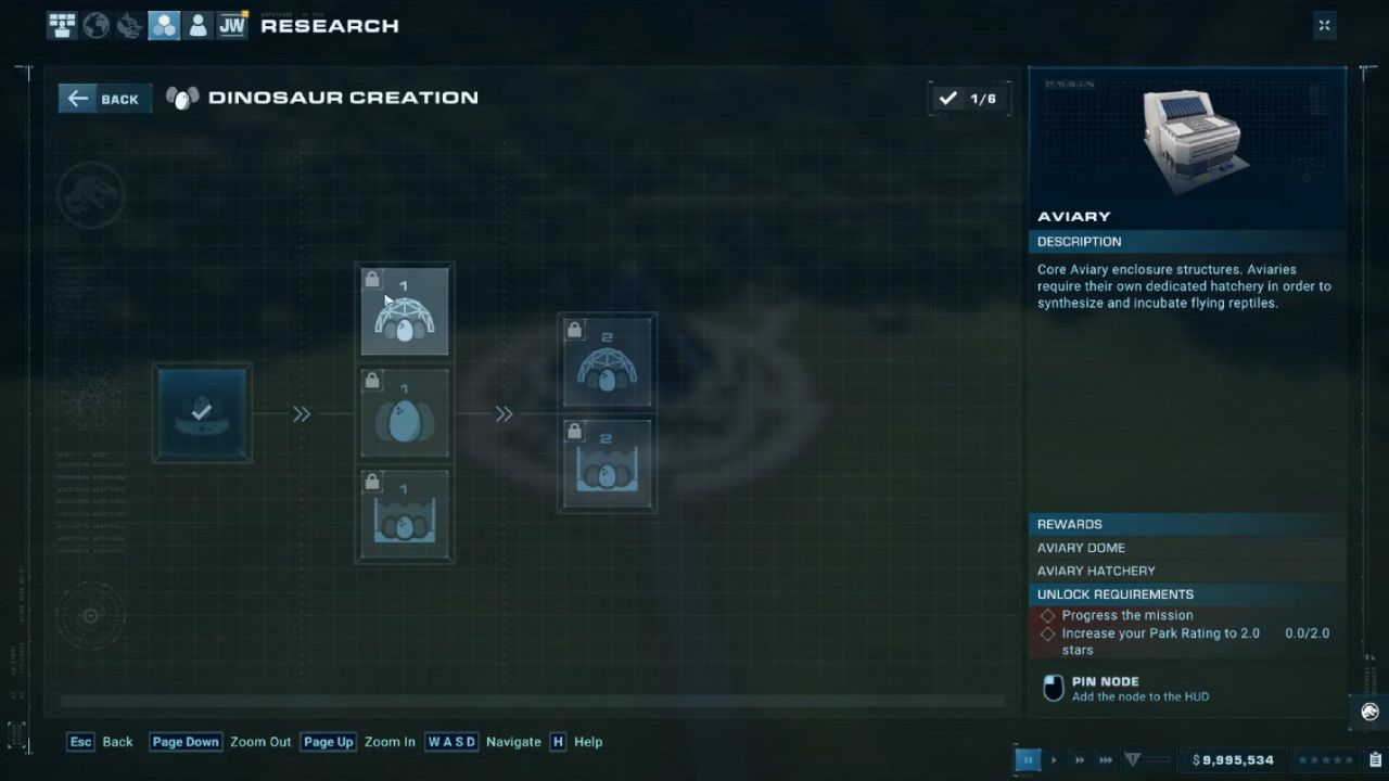 Jurassic World Evolution 2, PC, Gameplay, How to Unlock the Aviary, Screenshot, NoobFeed