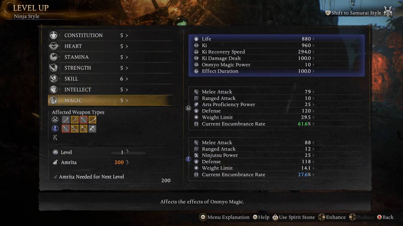 Nioh 3, Guide, How to Level Up Easily and Get Skill Points