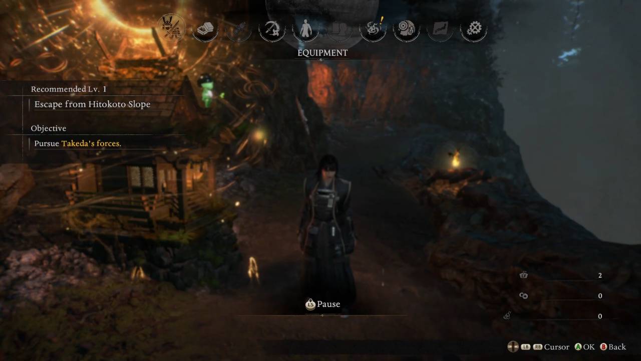 Nioh 3, Guide, How to Change Equipped Gears