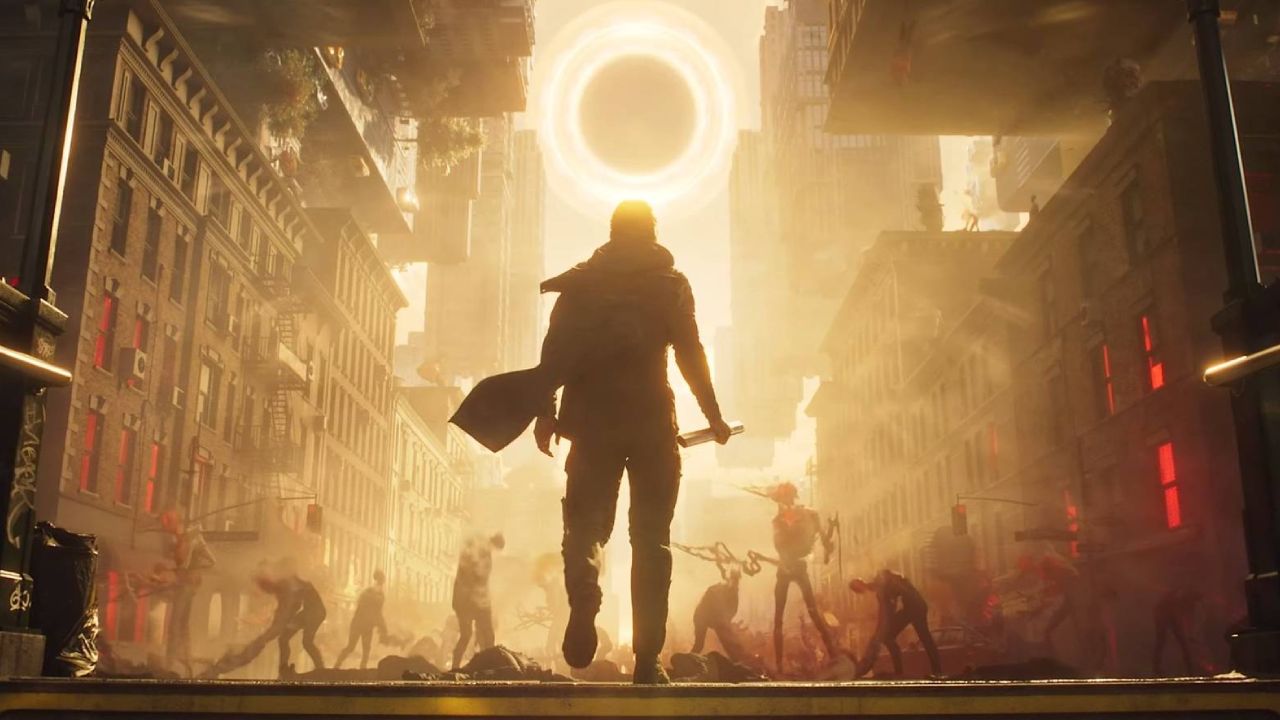 Control Resonant protagonist walking toward portal