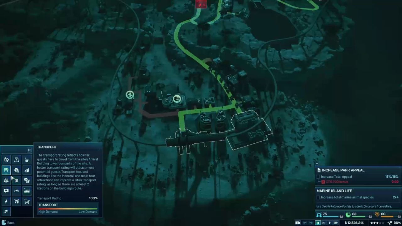 Jurassic World Evolution 3, PC, Gameplay, How To Increase Transport Rating, Screenshot, NoobFeed