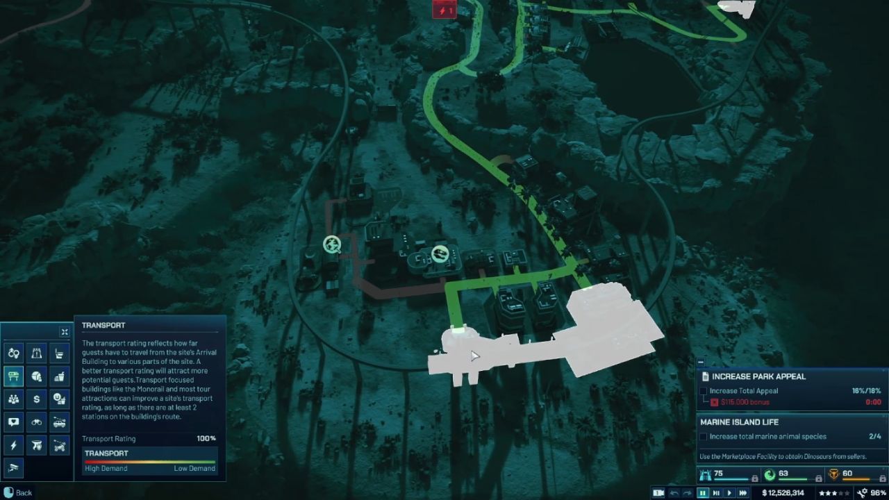 Jurassic World Evolution 3, PC, Gameplay, How To Increase Transport Rating, Screenshot, NoobFeed