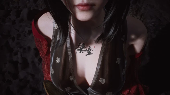 Black Myth Zhong Kui Girl with a tattoo