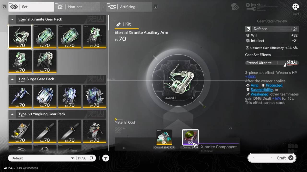 Arknights: Endfield, Guide, How to Make Xiranite Component Build