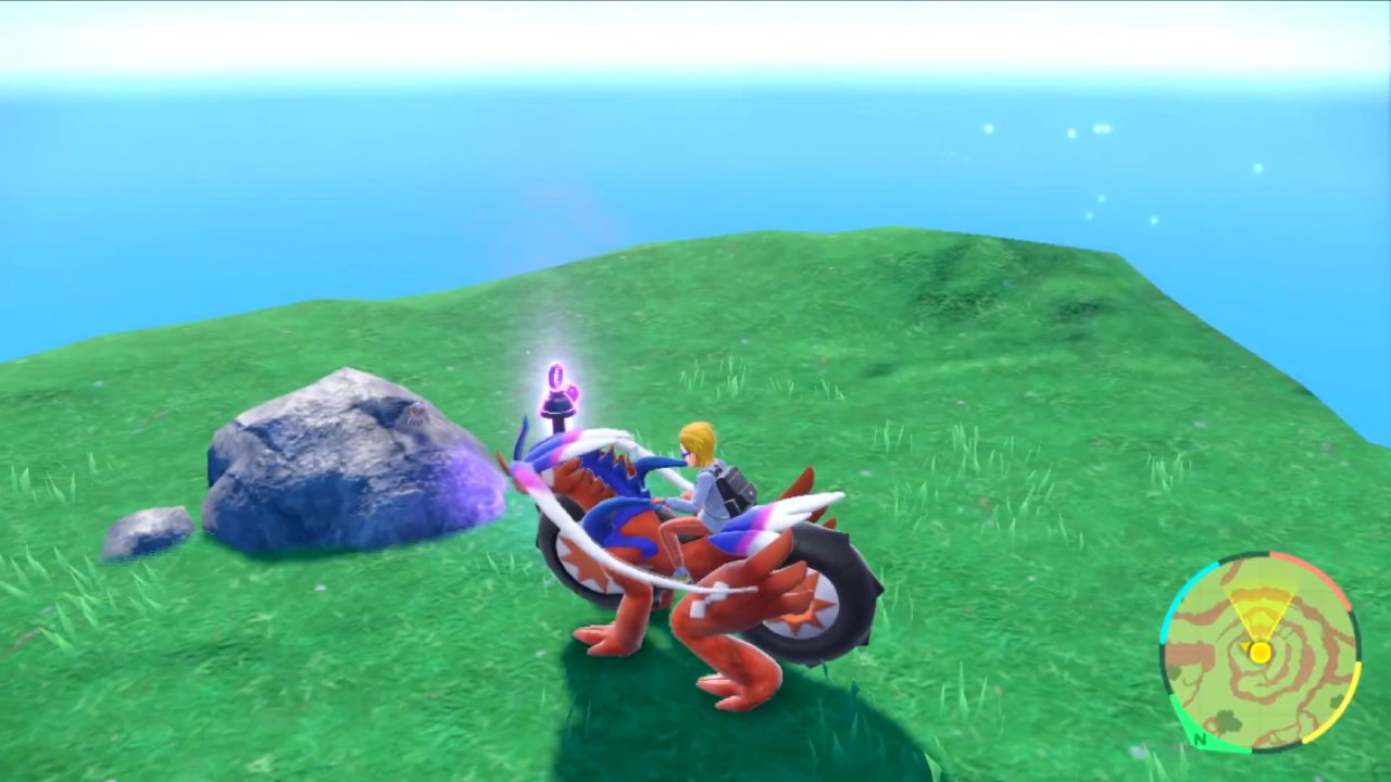 Pokemon Scarlet and Violet, PC, Gameplay, All Purple Stakes and Firescourge Shrine Locations, Screenshot, NoobFeed