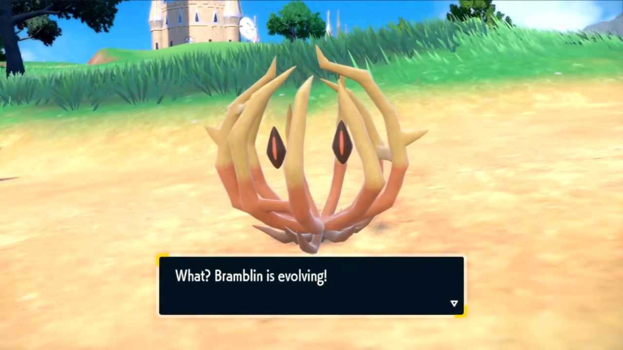 Pokemon Scarlet and Violet, PC, Gameplay, Where to Find Bramblin and Evolve Into Brambleghast, Screenshot, NoobFeed