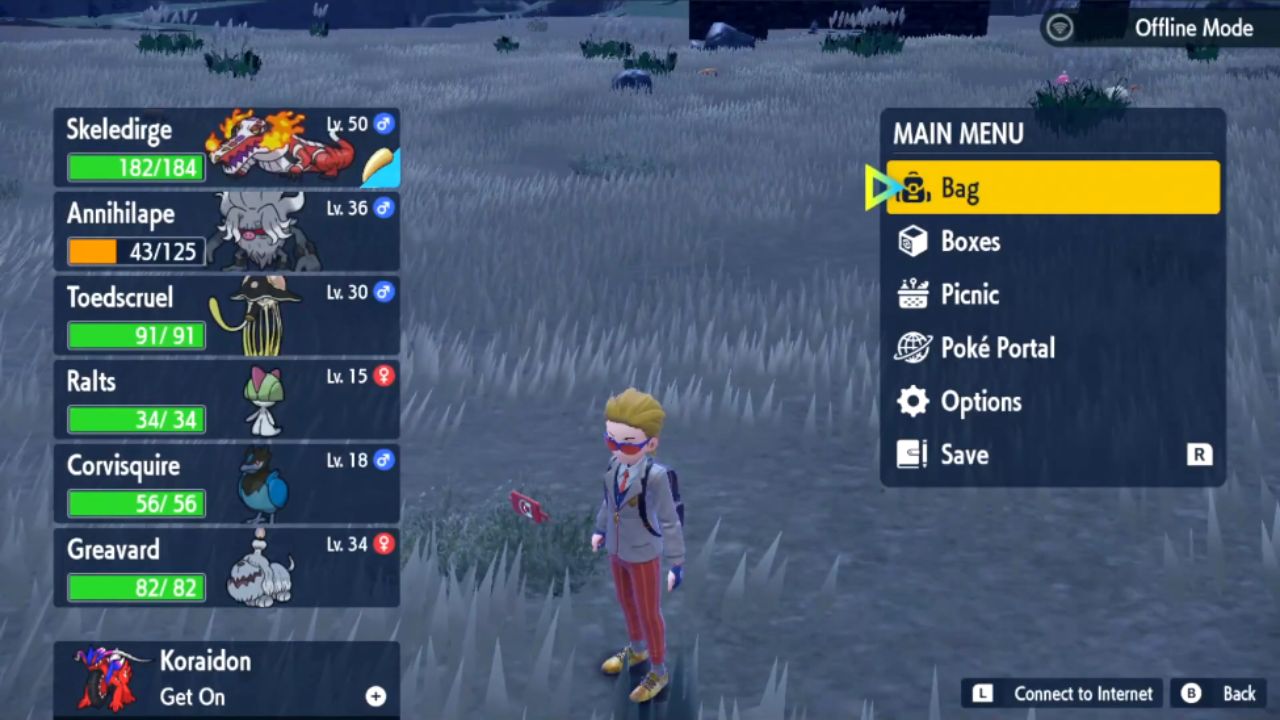 Pokemon Scarlet and Violet, PC, Gameplay, Where to Find Greavard and Evolve into Houndstone, Screenshot, NoobFeed