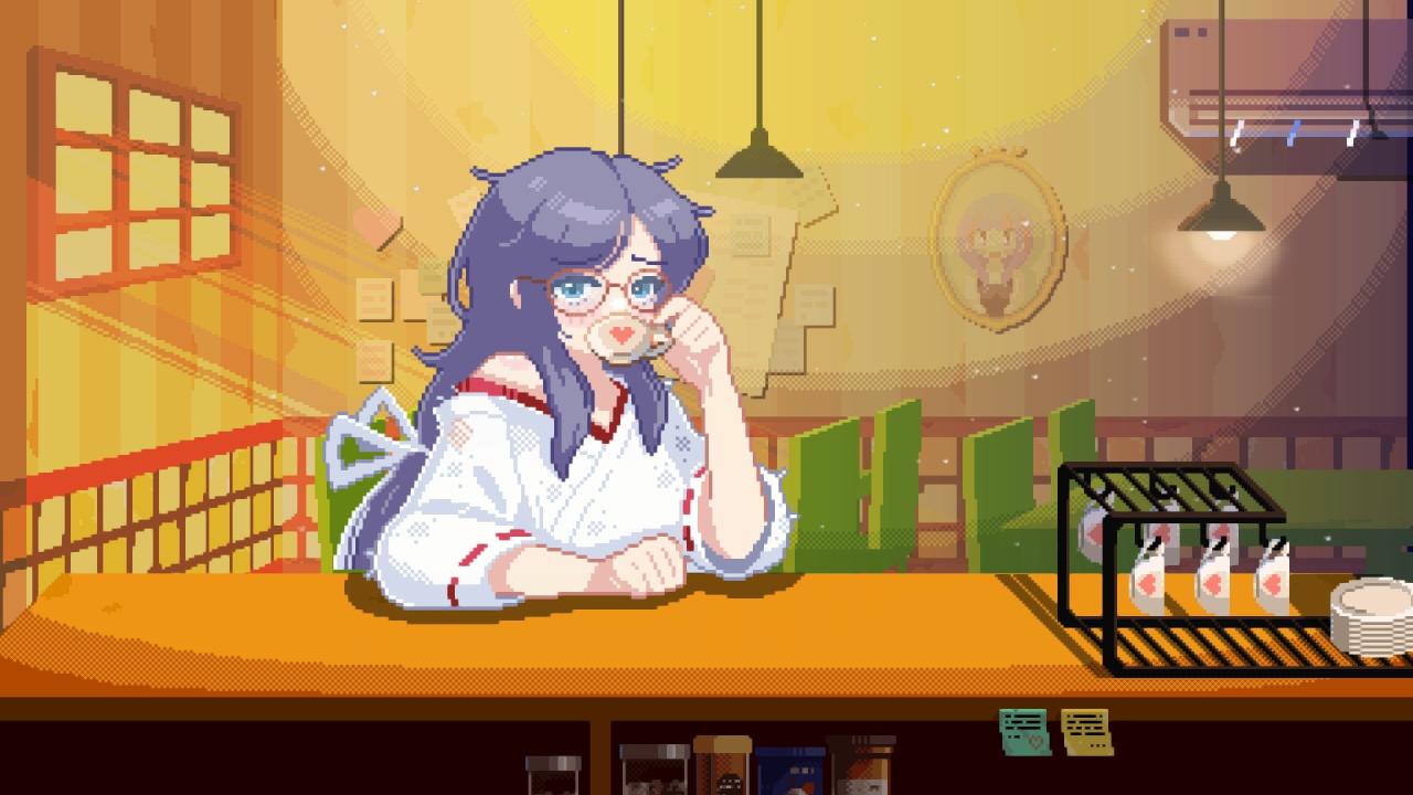 Maid Cafe on Electric Street, Review, Switch, Gameplay, Screenshot