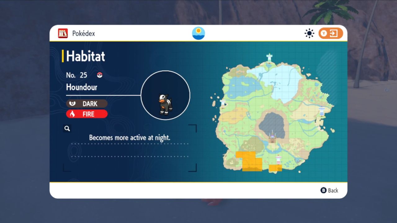 Pokemon Scarlet and Violet, PC, Gameplay, Where to Find Houndour and Evolve into Houndoom, Screenshot, NoobFeed