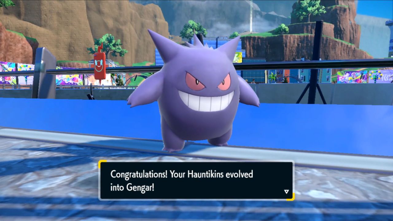 Pokemon Scarlet and Violet, PC, Gameplay, How To Get Gengar Without Trading Online, Screenshot, NoobFeed