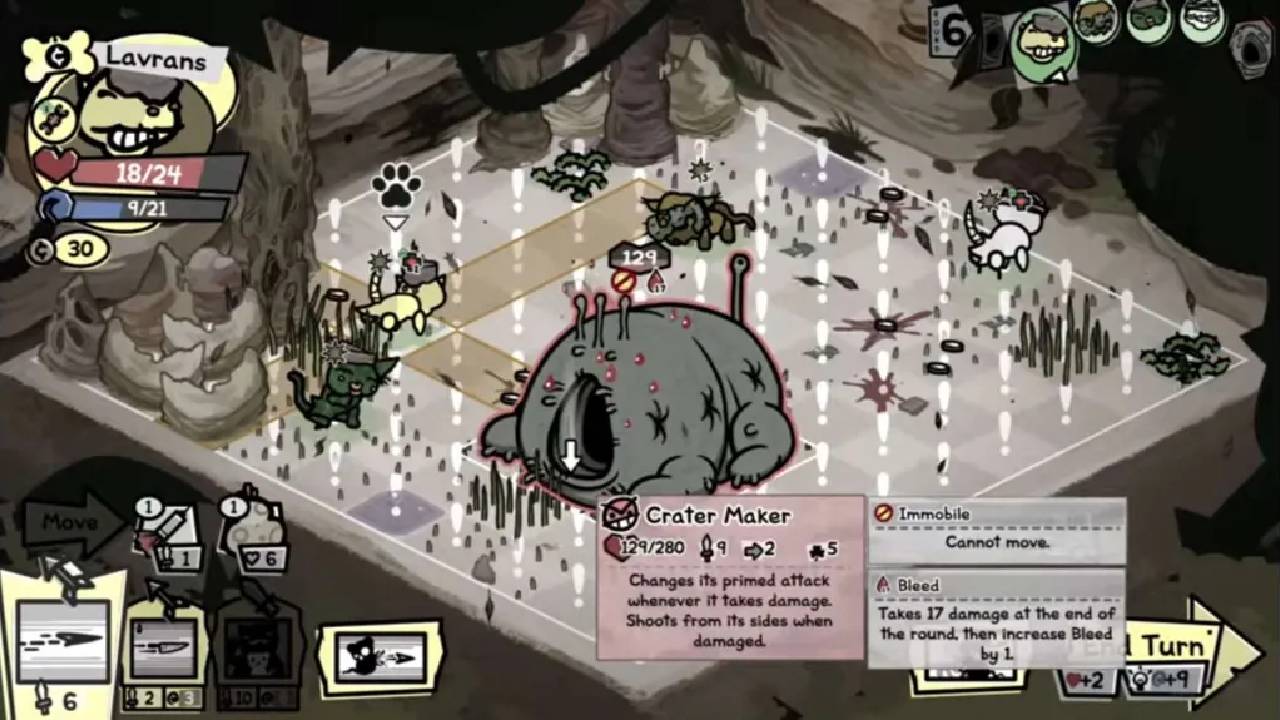 Mewgenics Guide, How to, Defeat, Crater Maker